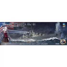 Zimi Model 1:350 USS ATLANTA CL-51 (ATORI BRAND)