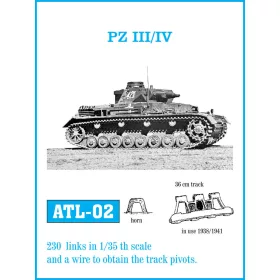 Friulmodel 1:35 Tracks for Pz III (A-G) / Pz IV (A-D)