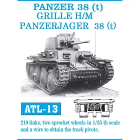 Friulmodel 1:35 Tracks for Pz 38 (t)