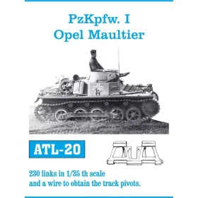Friulmodel 1:35 Tracks for Pz I / Opel Maultier