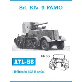 Friulmodel 1:35 Tracks for Sd.Kfz.9 FAMO. late.