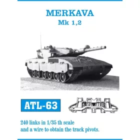 Friulmodel 1:35 Tracks for Merkava Mk 1.2