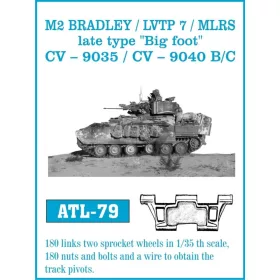   Friulmodel 1:35 Tracks for M2 Bradley/LVTP 7/MLRS late 'Big foot'