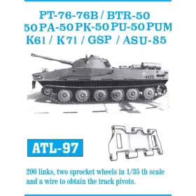 Friulmodel 1:35 Tracks for PT-76/GSZP-55 BTR-50/BTR-50PU
