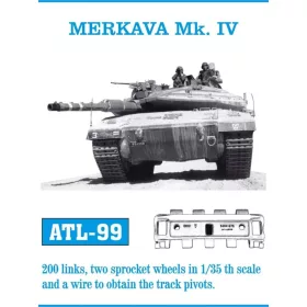   Friulmodel 1:35 Tracks for Merkava Mk. IV Einzelkettenglieder