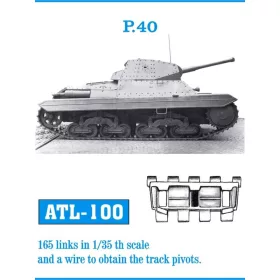 Friulmodel 1:35 Tracks for P.40 Einzelkettenglieder