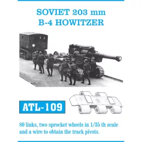 Friulmodel 1:35 Tracks for Soviet 203mm B-4 Howitzer