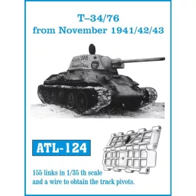Friulmodel 1:35 Tracks for T-34/76 from November 1941/42/43