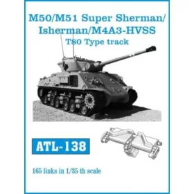   Friulmodel 1:35 Tracks for M50/M51 Super Sherman/Isherman/M4A3-HVSS