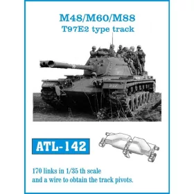 Friulmodel 1:35 Tracks for M48/M60/M88 T97E2 type track
