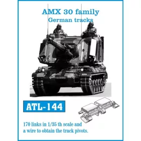 Friulmodel 1:35 Tracks for AMX 30 family German tracks