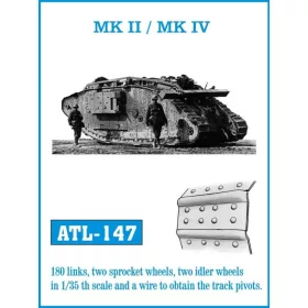 Friulmodel 1:35 Tracks for MK II /MK IV / MK V