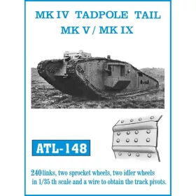 Friulmodel 1:35 Tracks for MK IV TADPOLE TAIL MK V / MK IX