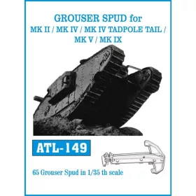   Friulmodel 1:35 Tracks for GROUSER SPUD for MK II/MK IV /MKIV TADPOLE TAIL/MK V/MK IX