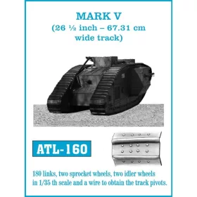   Friulmodel 1:35 Tracks for MARK V (26 1/2 inch-67.31cm wide track)