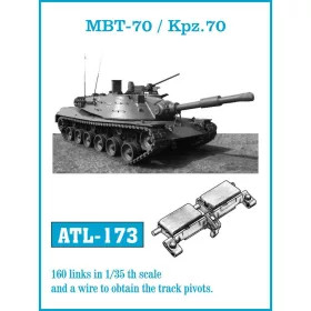 Friulmodel 1:35 Tracks for MBT-70 / Kpz.70