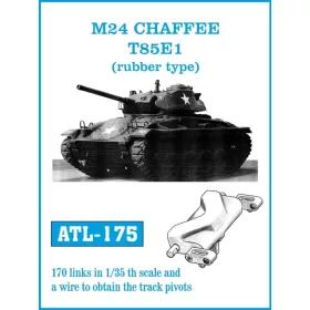 Friulmodel 1:35 Tracks for M24 CHAFFEE T85E1 (rubber type)