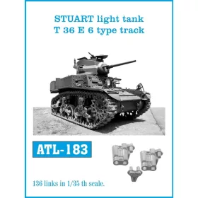   Friulmodel 1:35 Tracks for STUART light tank T 36 E 6 type track
