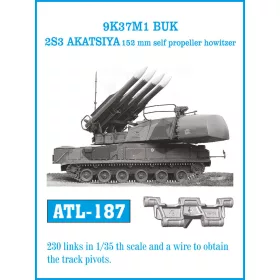   Friulmodel 1:35 Tracks for 9K37M1 BUK 2S3 AKATSIYA 152 mm self propeller howitzer