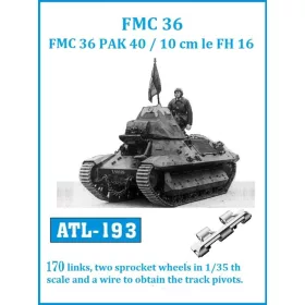   Friulmodel 1:35 Tracks for FCM 36 / FCM 36 PAK 40 / 10 cm le FH 16