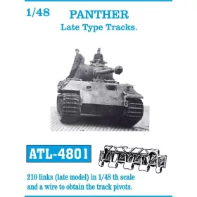   Friulmodel 1:48 Tracks for Panther sp?te Version sp?te Version