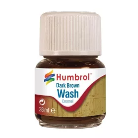 Humbrol Humbrol Enamel Wash Dark Brown 28 ml
