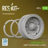 ResKit Models 1:35 Merkava Mk.4 rubber-tyred road wheels (12 pairs) (3D Printed) for Meng / Hobby Boss