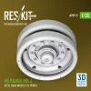 ResKit Models 1:35 Merkava Mk.4 steel road wheels (12 pairs) (3D Printed) for Meng / Hobby Boss