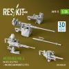 ResKit Models 1:35 Merkava Mk.4 MG set, V.2 (2 pcs) + Machine gun mounts (2 pcs) (3D Printed) for Meng