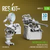 ResKit Models 1:35 Merkava Mk.4 MG set, V.2 (2 pcs) + Machine gun mounts (2 pcs) (3D Printed) for Meng