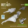 ResKit Models 1:35 Merkava Mk.4 MG set, V.3 (2 pcs) + Machine gun mounts (2 pcs) (3D Printed) for Meng