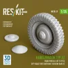 ResKit Models 1:35 Kubelwagen typ.82 road wheels set (5 pcs) off-road tires w/front torsion bar V.2 (3D Printed) for Meng / Dragon / Tamiya