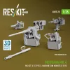 ResKit Models 1:35 Merkava Mk.4 MG set, V.1 (2 pcs) + Machine gun mounts (2 pcs) (3D Printed) for Hobby Boss