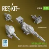 ResKit Models 1:35 Merkava Mk.4 MG set, V.3 (2 pcs) + Machine gun mounts (2 pcs) (3D Printed) for Hobby Boss