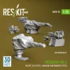 ResKit Models 1:35 Merkava Mk.4 MG set, V.3 (2 pcs) + Machine gun mounts (2 pcs) (3D Printed) for Hobby Boss