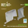 ResKit Models 1:35 Merkava Mk.3 Front n' Rear fenders with Rear stowage bins (open) (3D Printed) for Hobby Boss