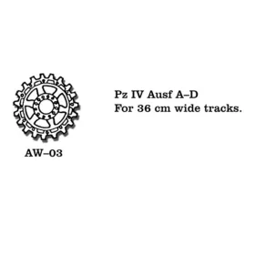 Friulmodel 1:35 Tracks for Pz IV (A-D)