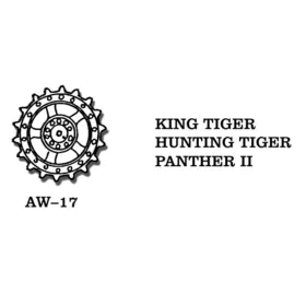   Friulmodel 1:35 Tracks for King Tiger. Hunting Tiger Jagdpanther II Jagdpanther II