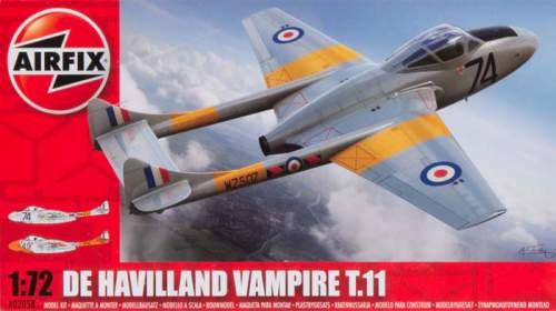Airfix 1:72 De Havilland Vampire T.11