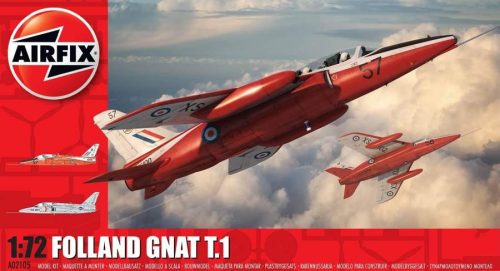 Airfix 1:72 Folland Gnat T.1 repülő makett