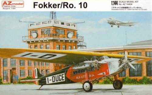AZ Model 1:144 - ROMEO RO.10/FOKKER F.VII 3M - AZ14404