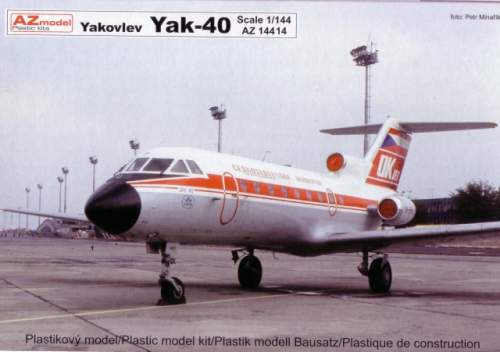 AZ Model 1:144 - YAKOVLEV JAK-40 - AZ14414