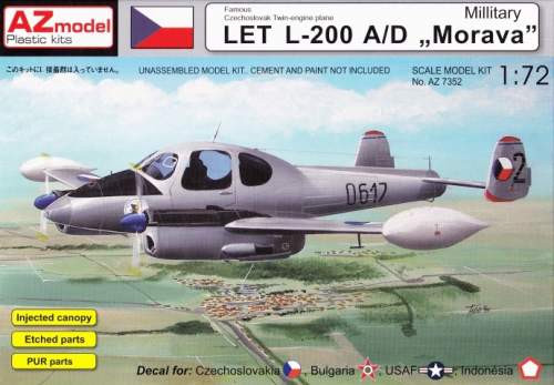 AZ Model 1:72 - LET L-200A/D MORAVA MILLITARY - AZ7352