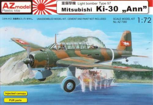 AZ Model 1:72 - MITSUBISHI KI-30 ”ANN” - AZ7360