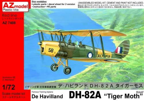 AZ Model 1:72 - DE HAVILLAND D82A ”TIGER MOTH” RAAF AZ7408