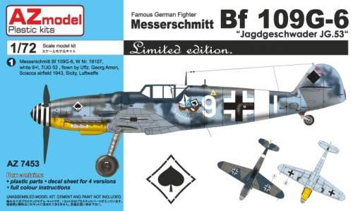 AZ Model 1:72 - MESSERSCHMITT BF 109G-6 JAGDGESCHWADER JG.53