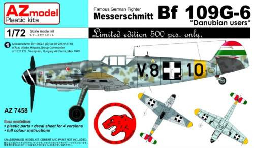 AZ Model 1:72 MESSERSCHMITT BF 109G-6 magyar Puma század
