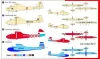 AZ Model 1:72 NORD 1300/SLINGSBY/FOKKER BABYIIB 2IN1