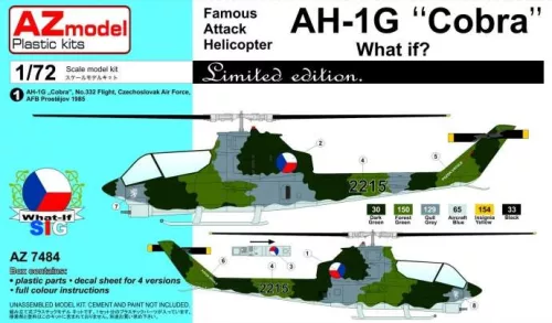 AZ Model 1:72 ATTACK HELICOPTER AH-1G LATE ”COBRA” WHAT IF?