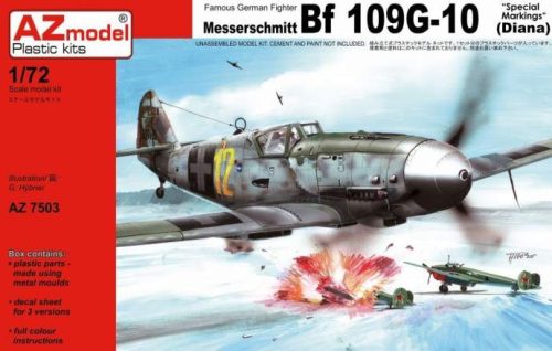 AZ Model - 1:72 Messerschmitt Bf-109G-10 Special markings (Diana)